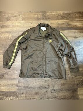 UPS delivery uniform brown jacket workwear 2XL